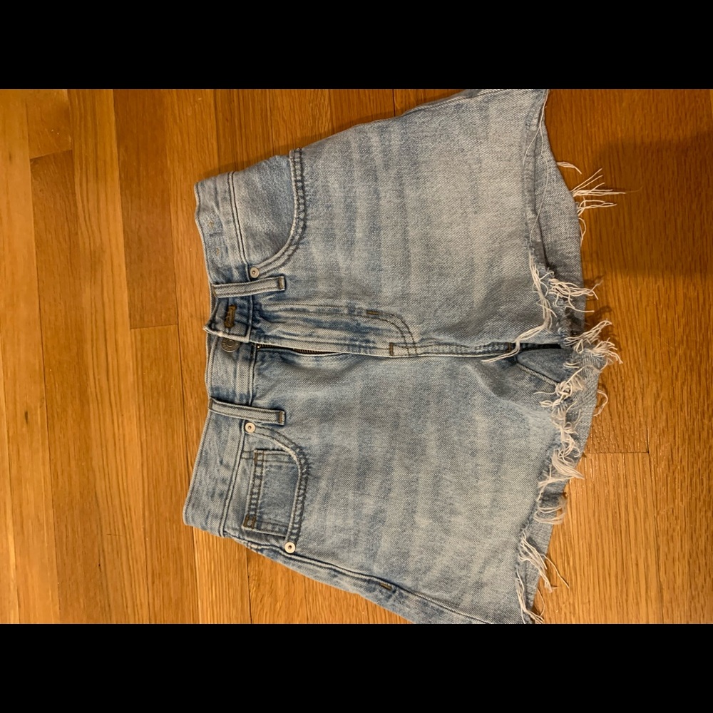 Hugh rise madewell Jean shorts